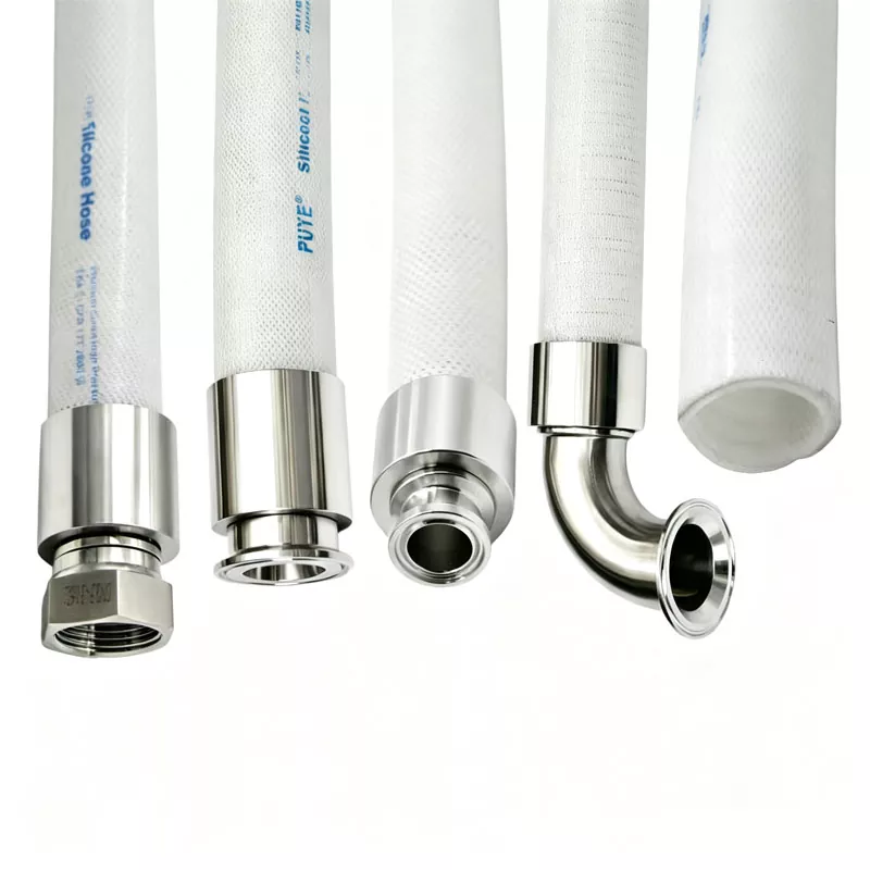 Tri Clamp flexibele slangfitting en krimp